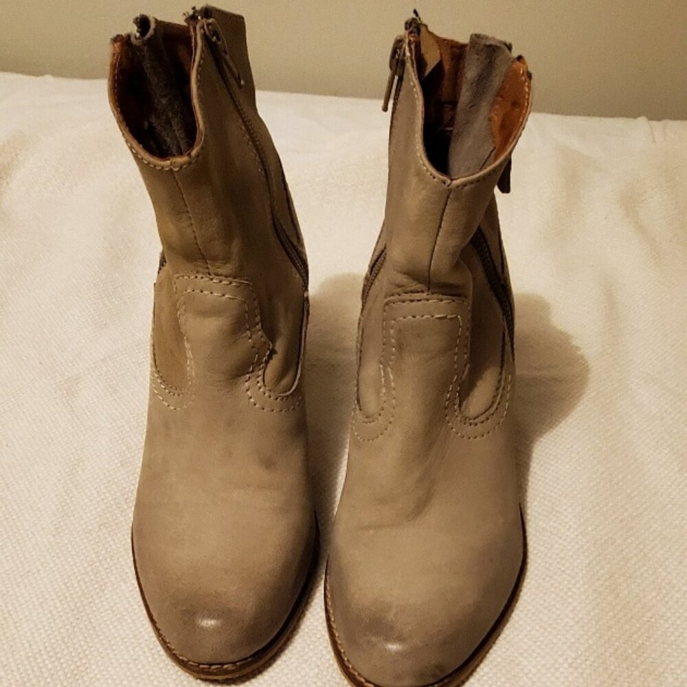 STOMP leather booties